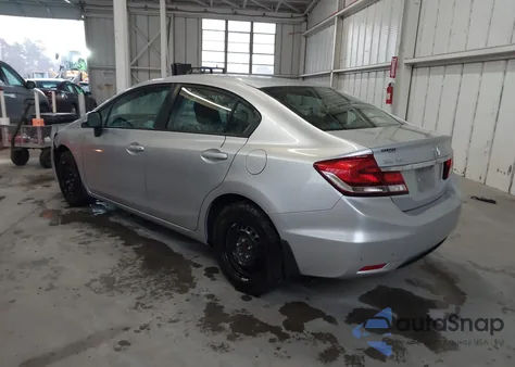2013 Honda Civic Lx из США, поврежденный, VIN 19XFB2F50DE239130